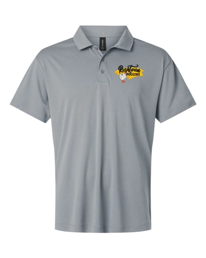 Variant Image for 41800T - AllPro Men's Tall Pro-Lock Performance Polo - Rushtown - E - NB W/Swoop - Website Rushtown Poultry