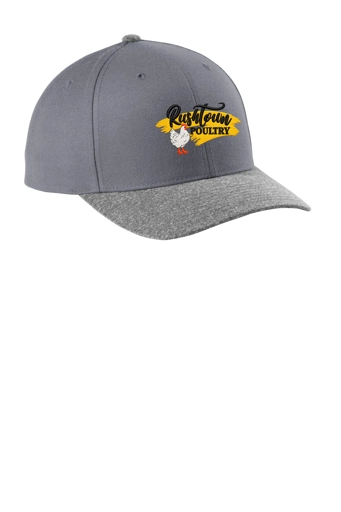 Variant Image for STC43 - Sport-Tek® YP Classics® Curve Bill Snapback Cap - Rushtown - E - NB W/Swoop - Website Rushtown Poultry